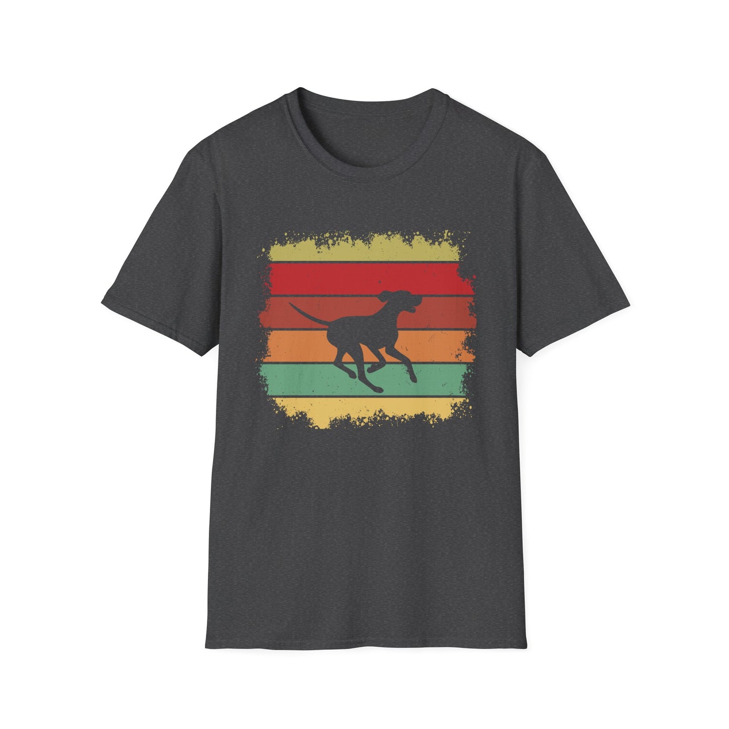 Vintage Vibe Vizsla T-Shirt - Jumping Vizsla Dog Breed Retro Design