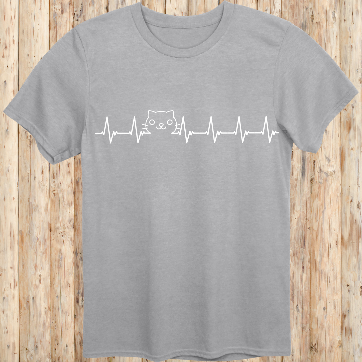 Cat Lover Heartbeat T-Shirt
