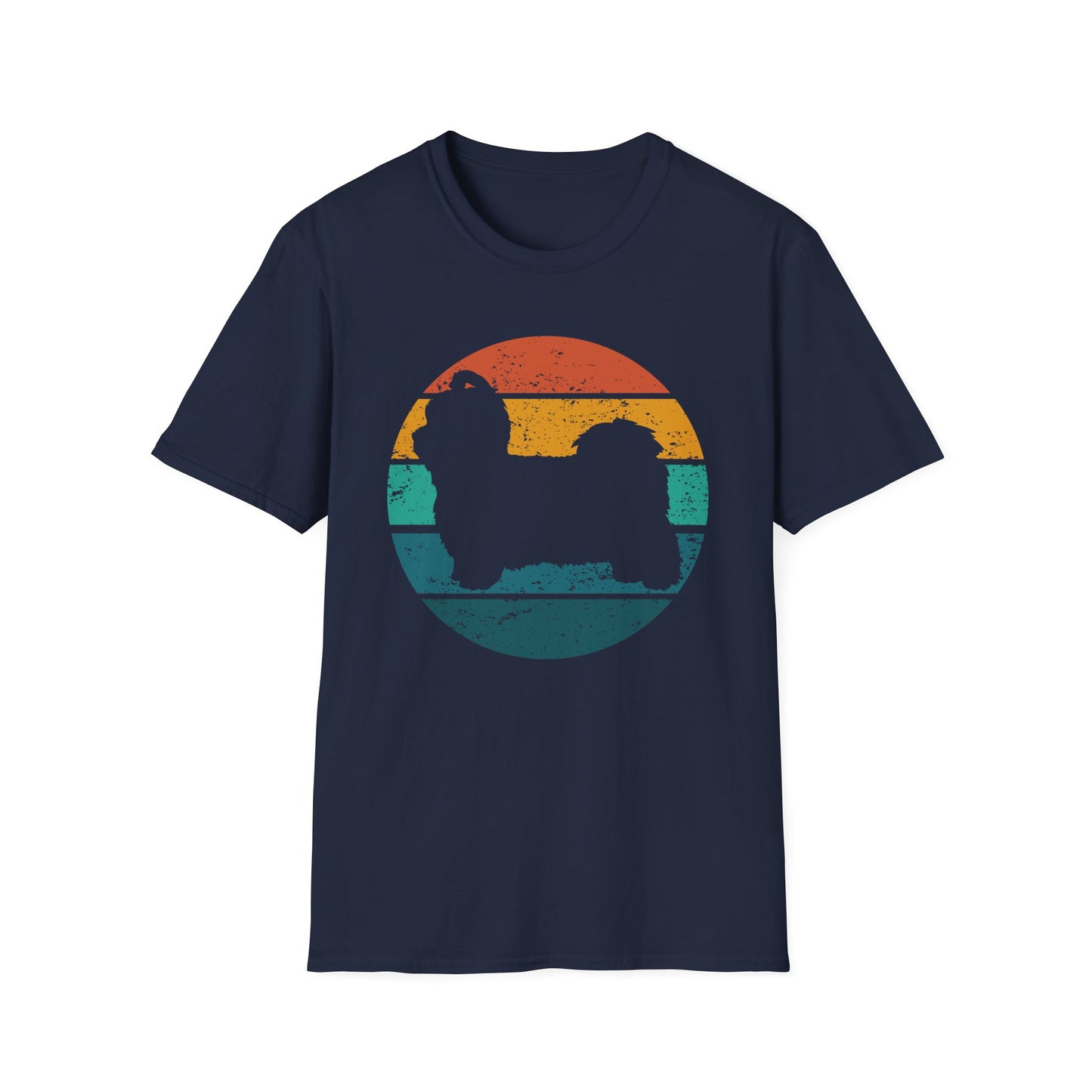 Shih Tzu T-Shirt Vintage Sunset Design