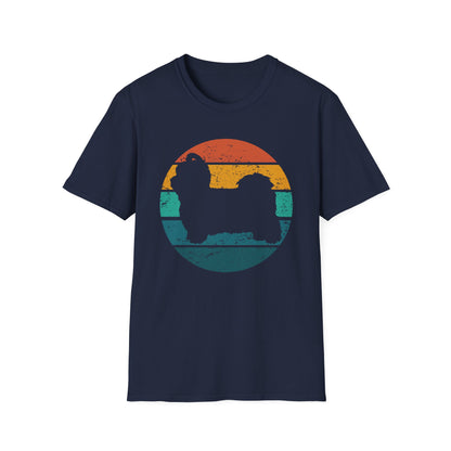 Shih Tzu T-Shirt Vintage Sunset Design