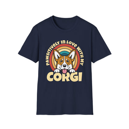 Corgi T-Shirt - Pawsitively In Love