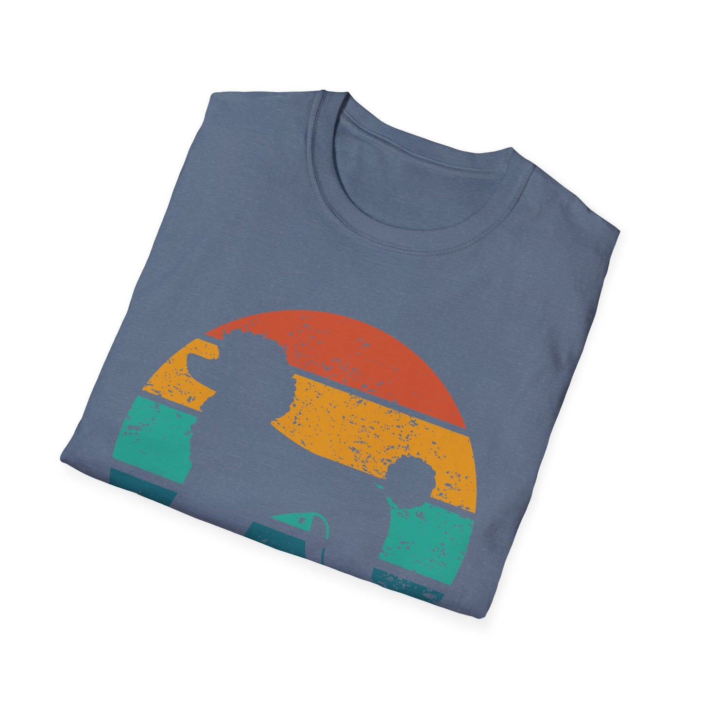 Poodle Retro Sunset T-Shirt for Dog Moms and Dads