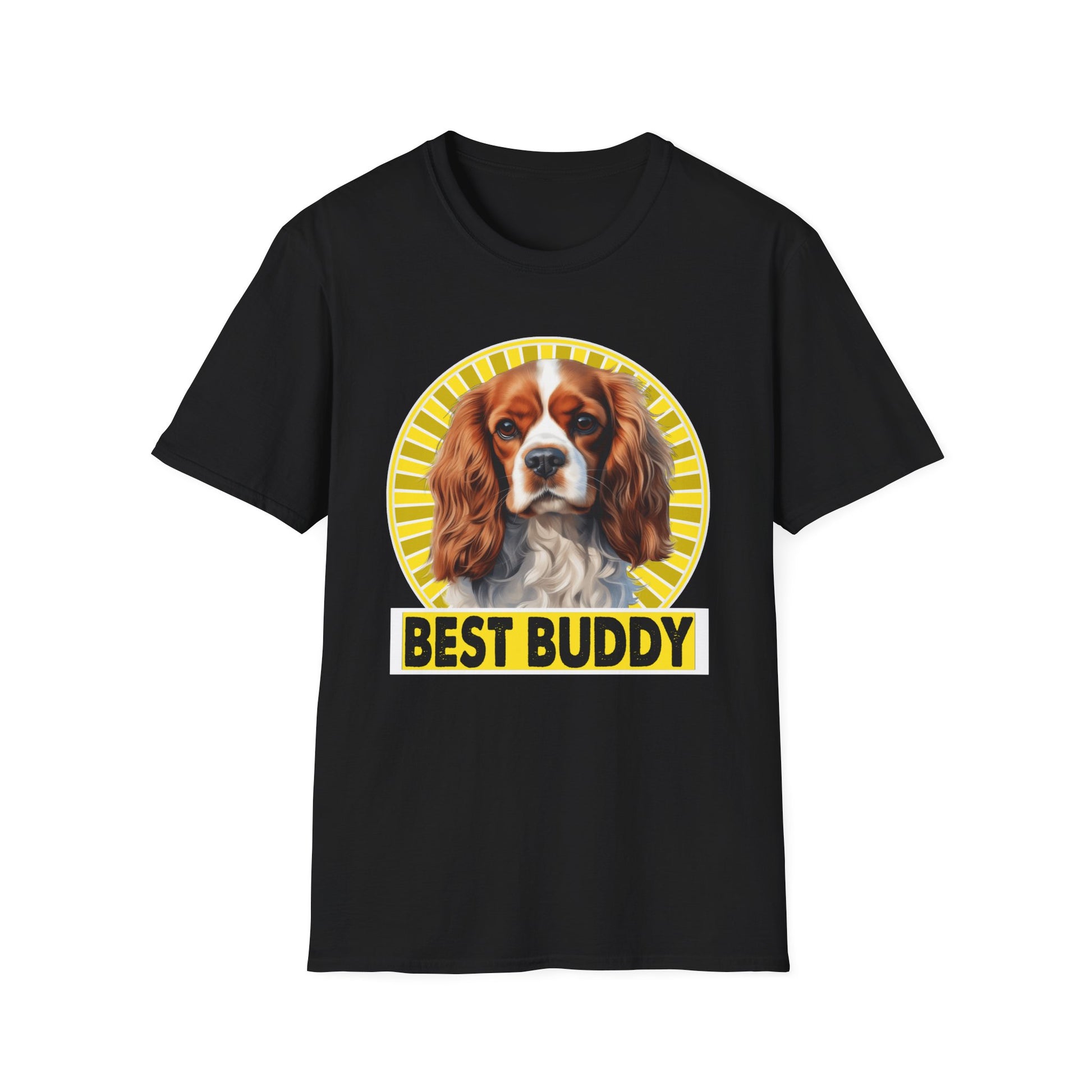 Black Cavalier King Charles Spaniel CKCS T-Shirt for women men adults humans