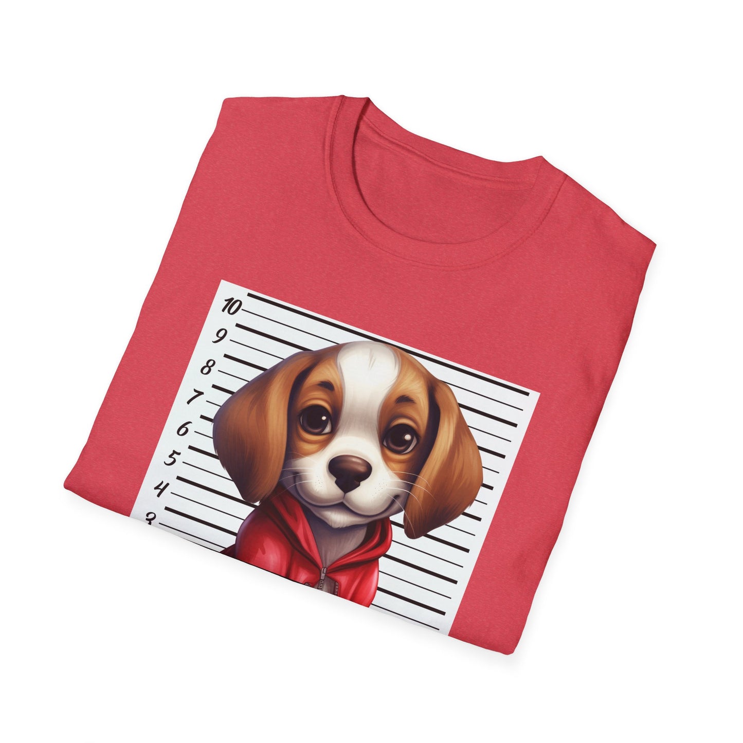 Beagle Dog Guilty of Stealing Hearts Mugshot T-Shirt