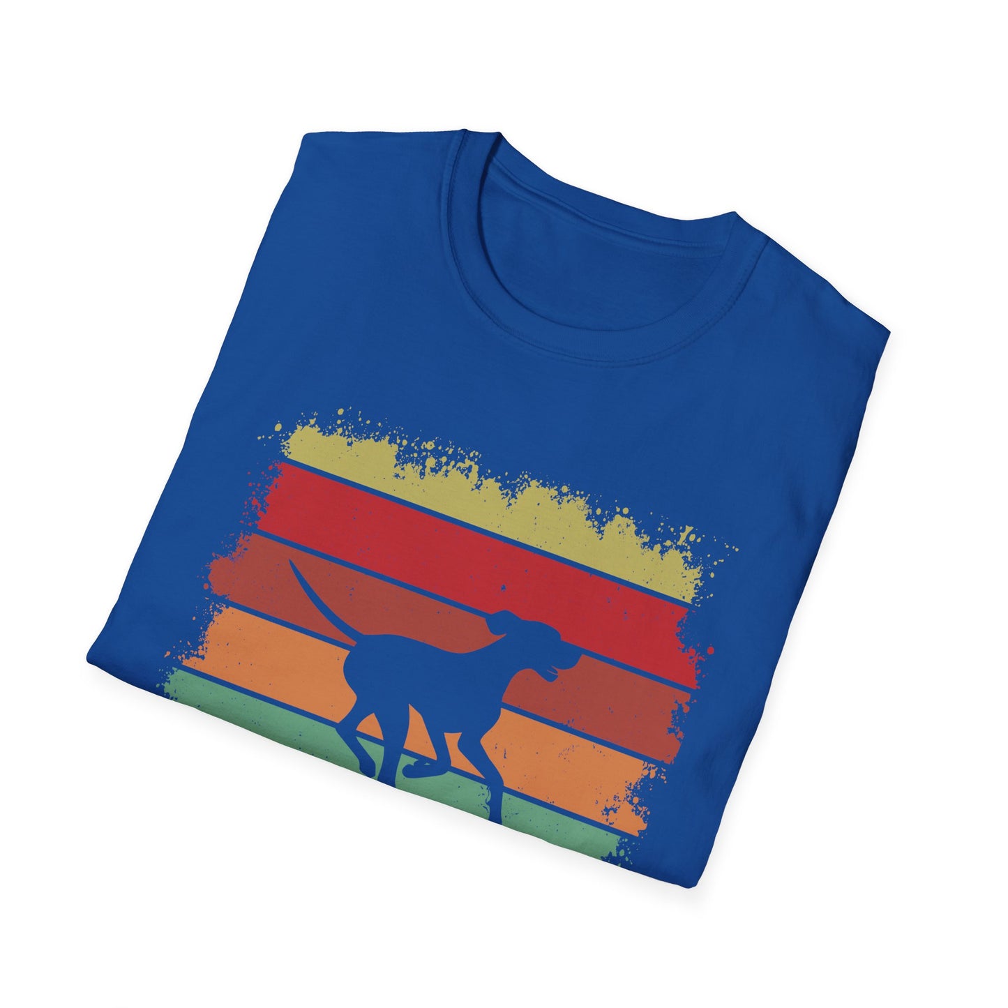 Vintage Vibe Vizsla T-Shirt - Jumping Vizsla Dog Breed Retro Design