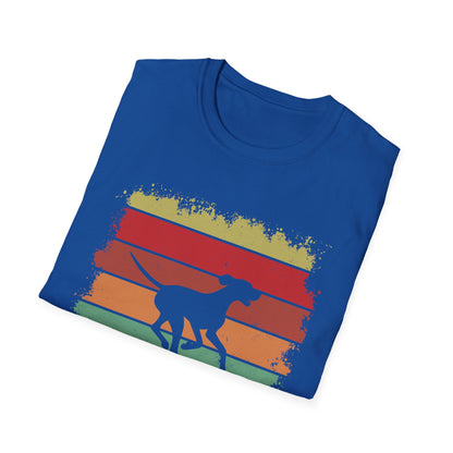 Vintage Vibe Vizsla T-Shirt - Jumping Vizsla Dog Breed Retro Design