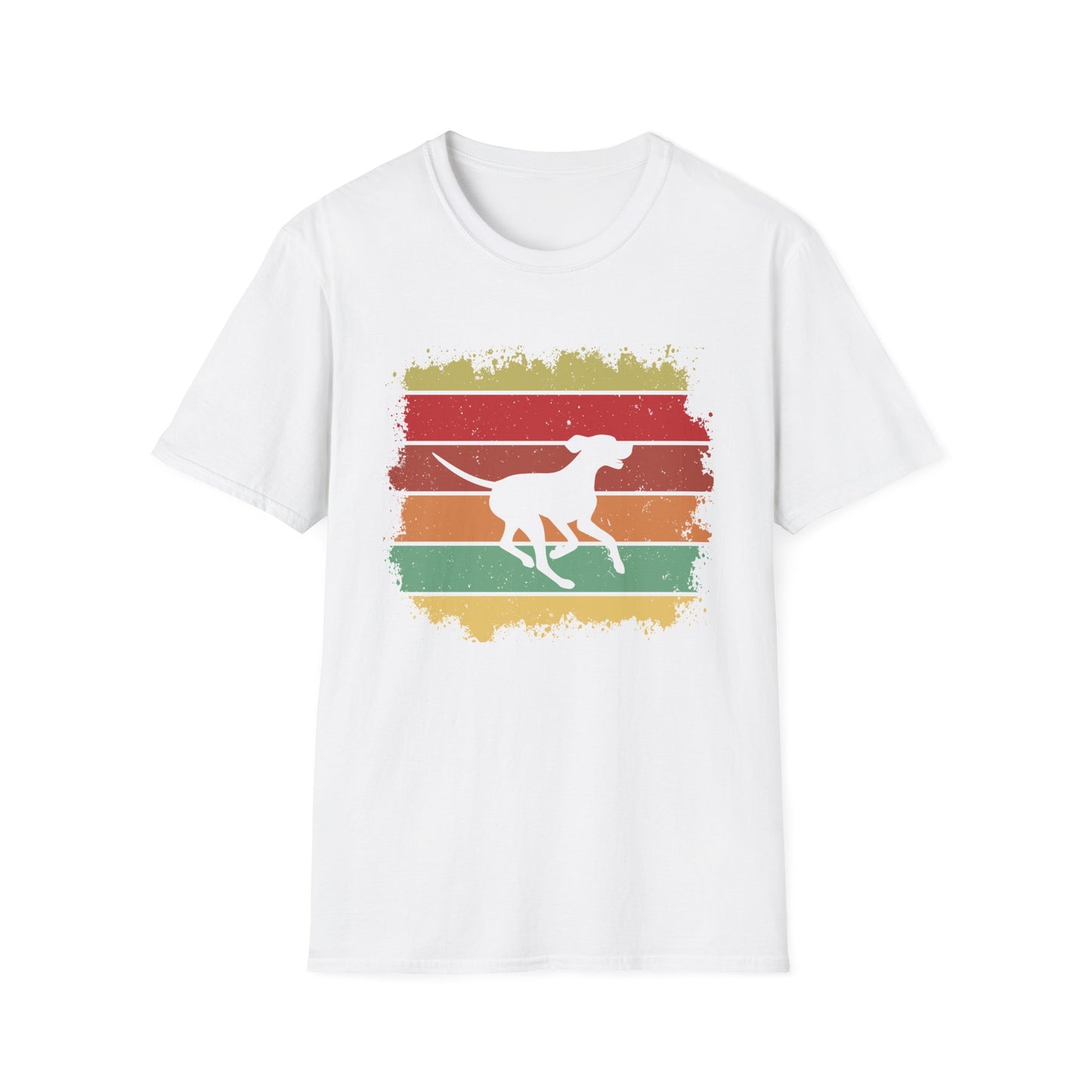 Vintage Vibe Vizsla T-Shirt - Jumping Vizsla Dog Breed Retro Design