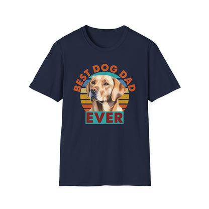 Labrador Retriever T-Shirt - Best Dog Dad Ever - Unisex