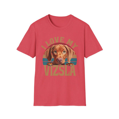 Vizsla Lover T-Shirt Retro Design