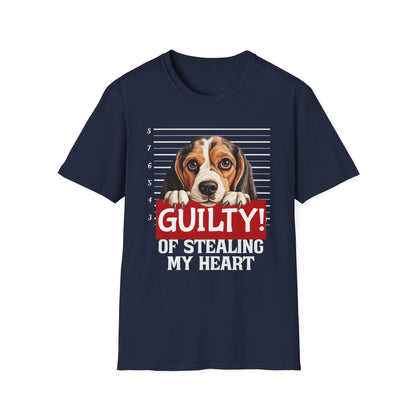 Guilty of Stealing My Heart Beagle Love T-Shirt