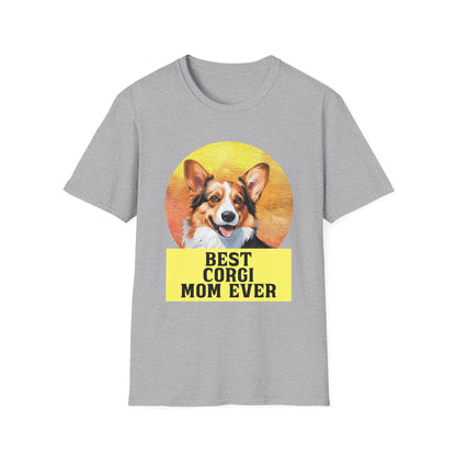 sport grey Corgi Pembroke Cardigan Welsh Dog Mom T-Shirt for women men adults humans