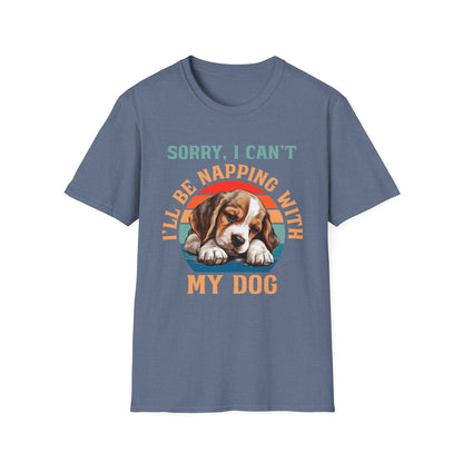 Beagle Dog Sorry I Can't I'll Be Napping With My Dog T-Shirt