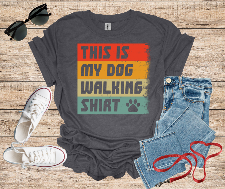 This Is My Dog Walking Shirt T-Shirt