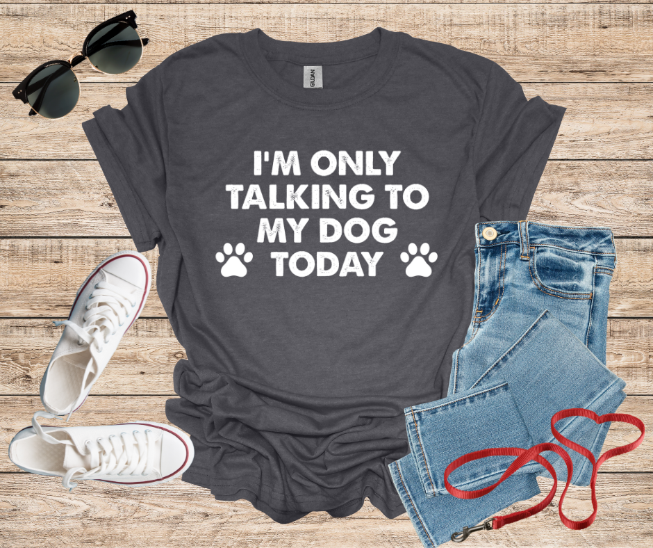 I'm Only Talking To My Dog Today T-Shirt