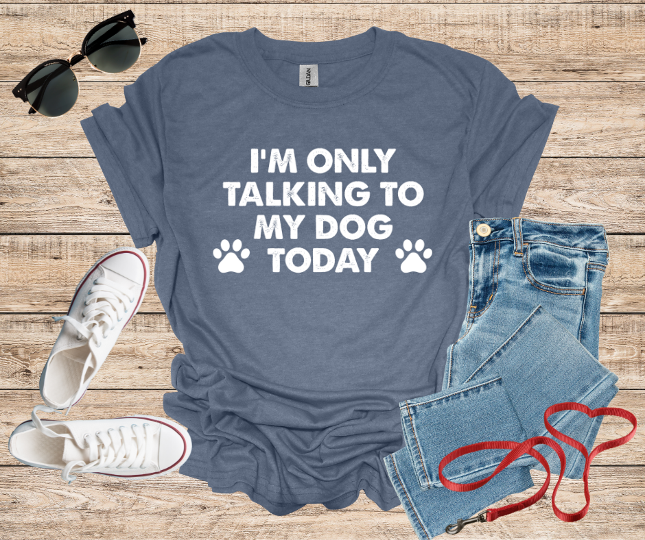 I'm Only Talking To My Dog Today T-Shirt