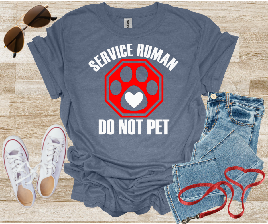 Service Human Do Not Pet T-Shirt