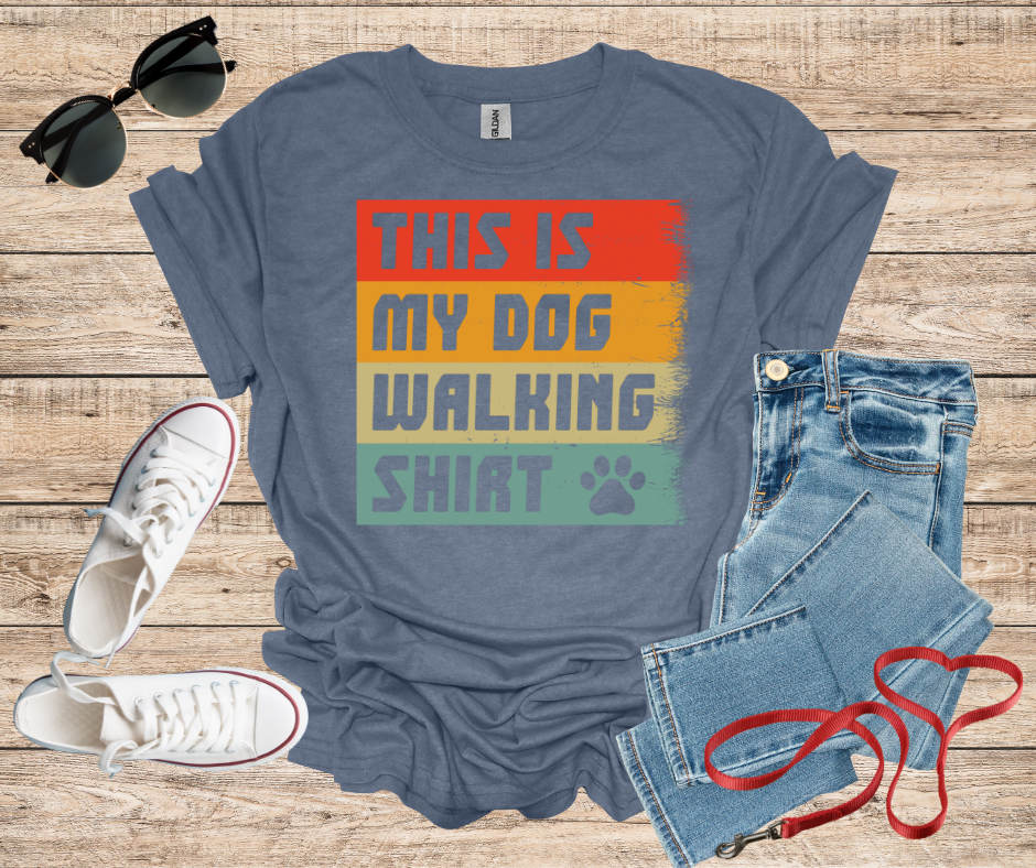 This Is My Dog Walking Shirt T-Shirt