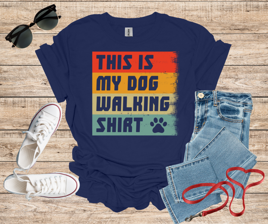 This Is My Dog Walking Shirt T-Shirt