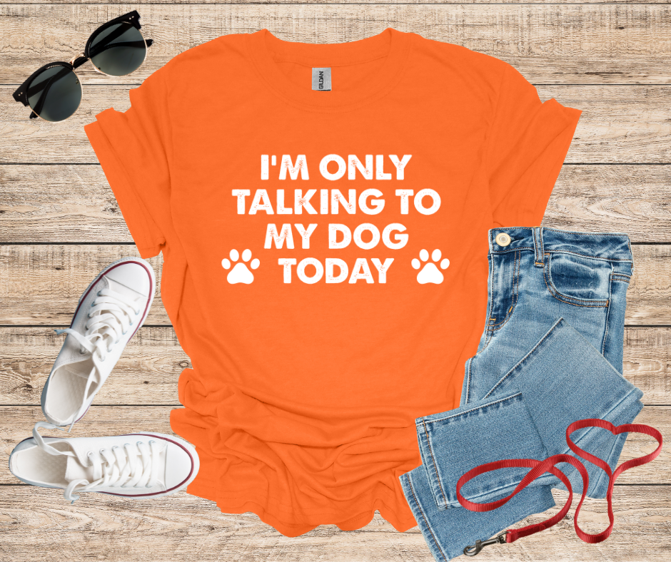 I'm Only Talking To My Dog Today T-Shirt