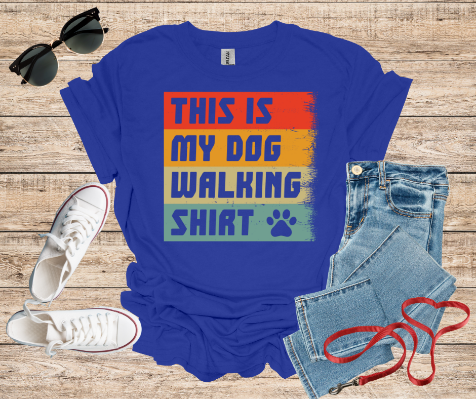 This Is My Dog Walking Shirt T-Shirt